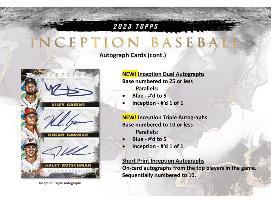 2023 Topps Inception MLB Baseball Hobby 16-Box CASE